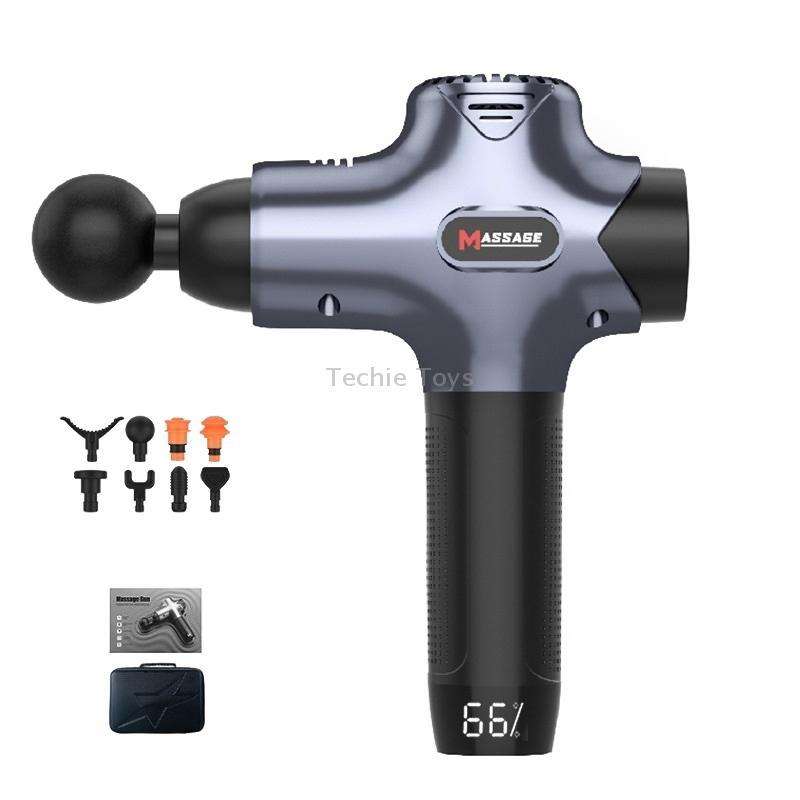 Y8-1 Fitness Massage Fascia Muscle Vibration Massager, Specification: Dark Blue(AU Plug)