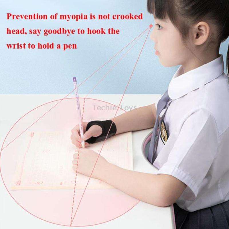 Pen-Holding Posture Wrist Correction Belt Primary School Students Writing Anti-Hook Wrist Corrector,