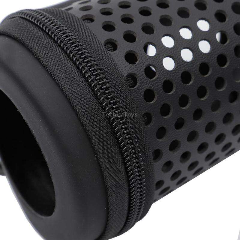 For JBL Flip 5 Bluetooth Speaker Storage Box Kaleidoscope Hollow Protective Cover(Black)