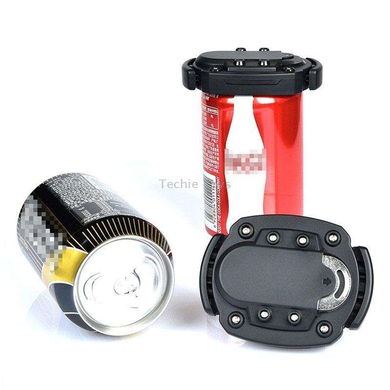 KPQ001 Multi-Function Can Bottle Opener Portable Stainless Steel Beer Screwdriver(Black)