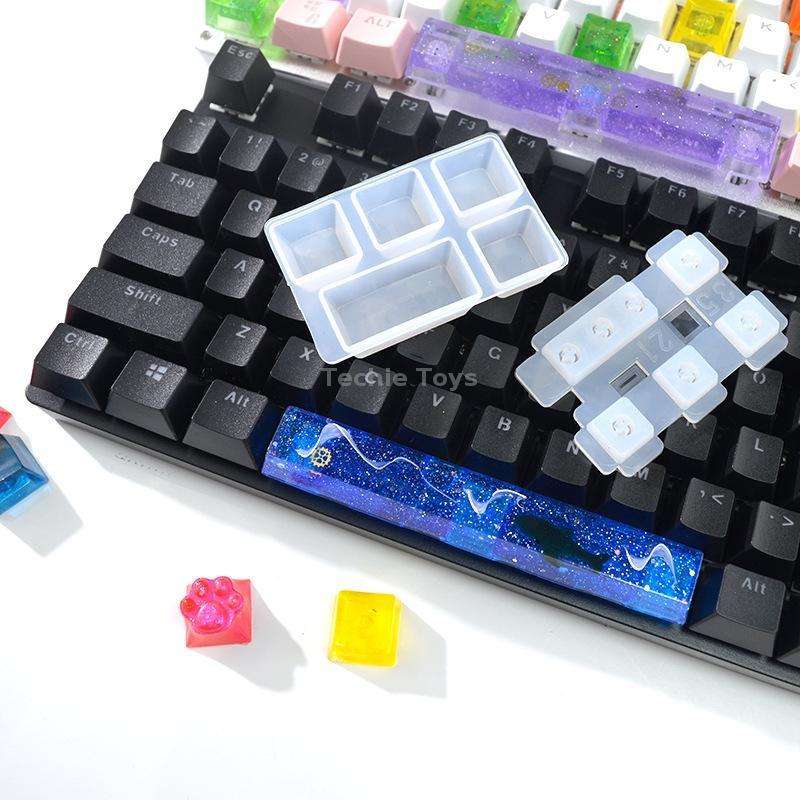 2 PCS DIY Keycap Silicone Mold OEM Mechanical Keyboard Silicone Mold, Style: MD3525