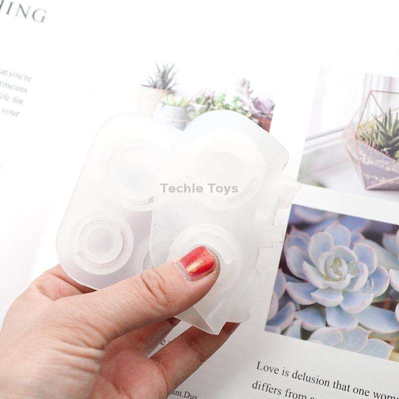 3 in 1 DIY Crystal Dripping Ring Pendant Silicone Mold Arc-Shaped Section Ring Mold(MD1130A + MD1131