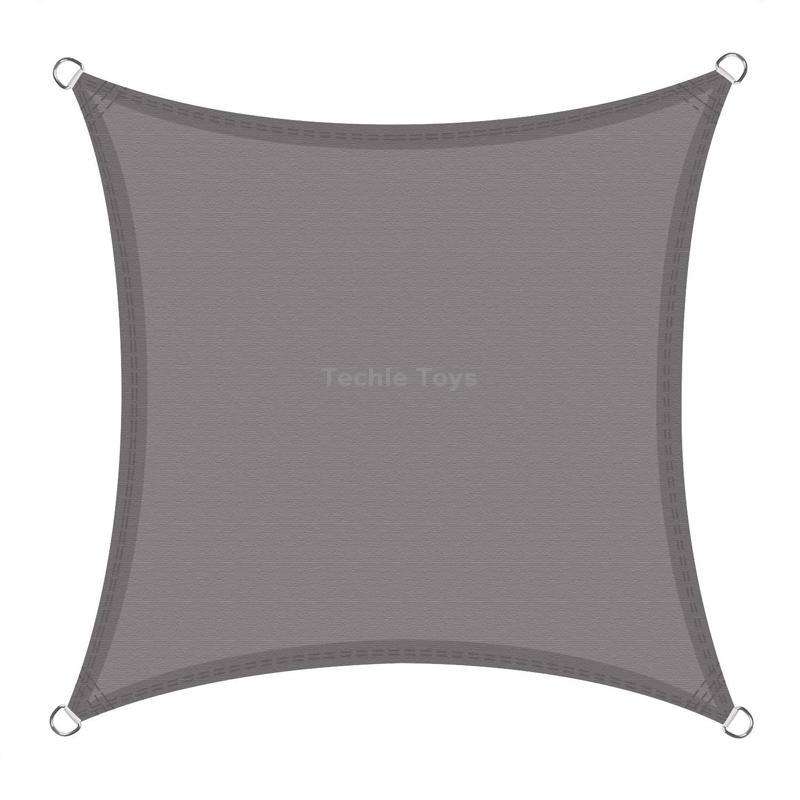 Outdoor Garden Sunshade Sail Waterproof Anti-UV Canopy, Size: 4m x 6m(Grey)