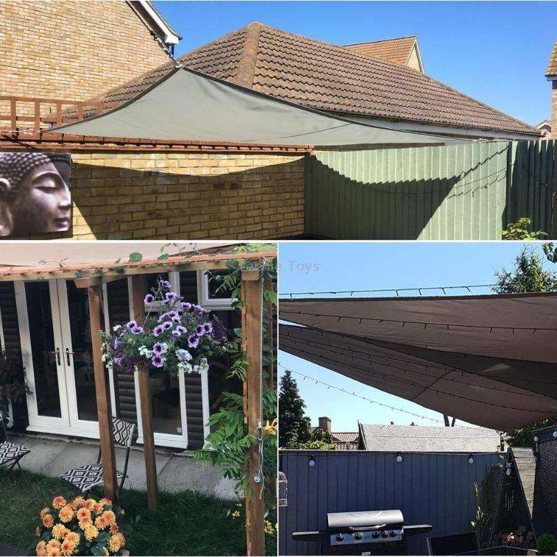 24 PCS / Set Outdoor Rectangle Shade Sail 304 Stainless Steel Accessories Outdoor Shade Flower Baske