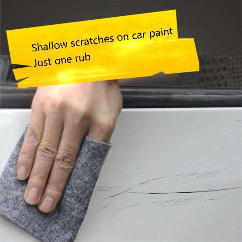 Car Scratch Repair Nano Cloth Repair Spray Paint Cloth Remover Scratch Wax(Black)