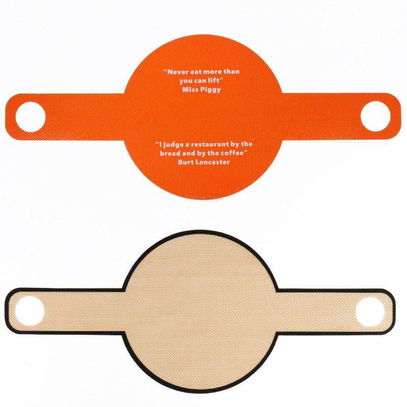 Oven Accessories Bread Dough Transfer Baking Mat Long Handle Extraction Mat(Brown)