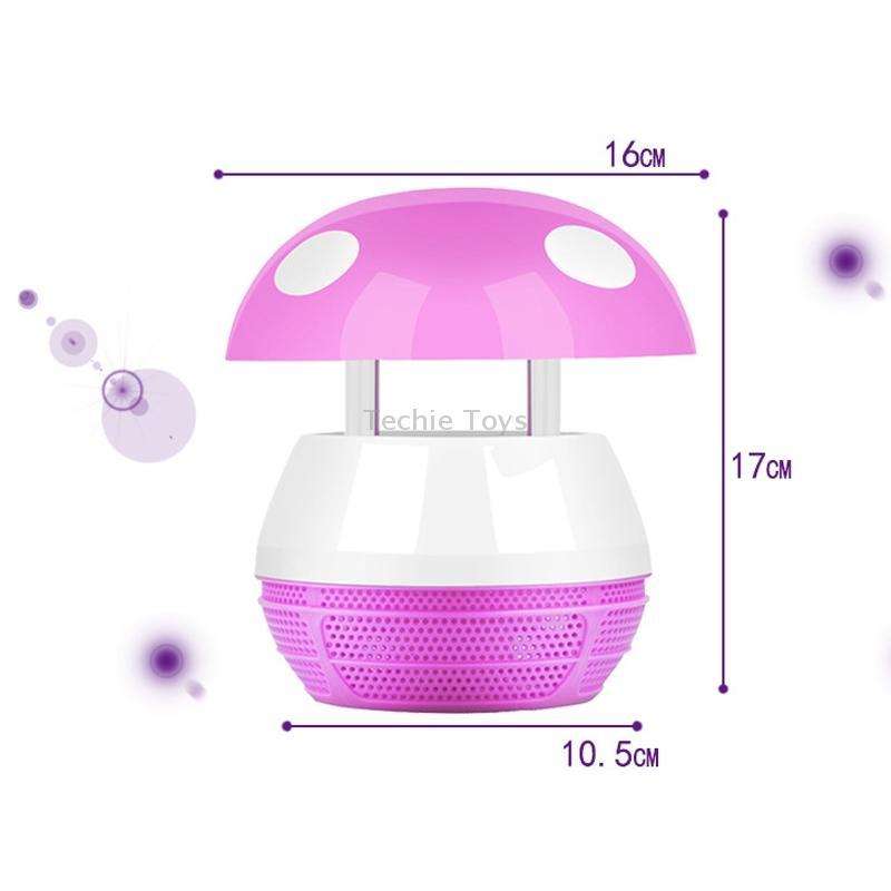 Mushroom LED Mosquito Killer Lamp Household USB Mosquito Killer(Sky Blue)