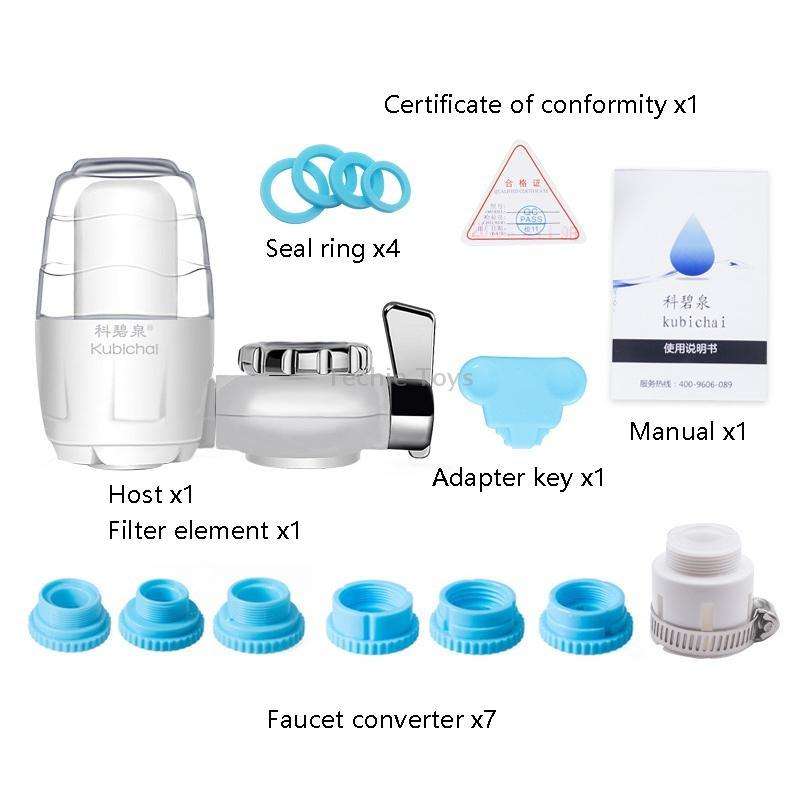 Kubichai HBF-8907 Kitchen Tap Water Purifier Household Faucet Filter