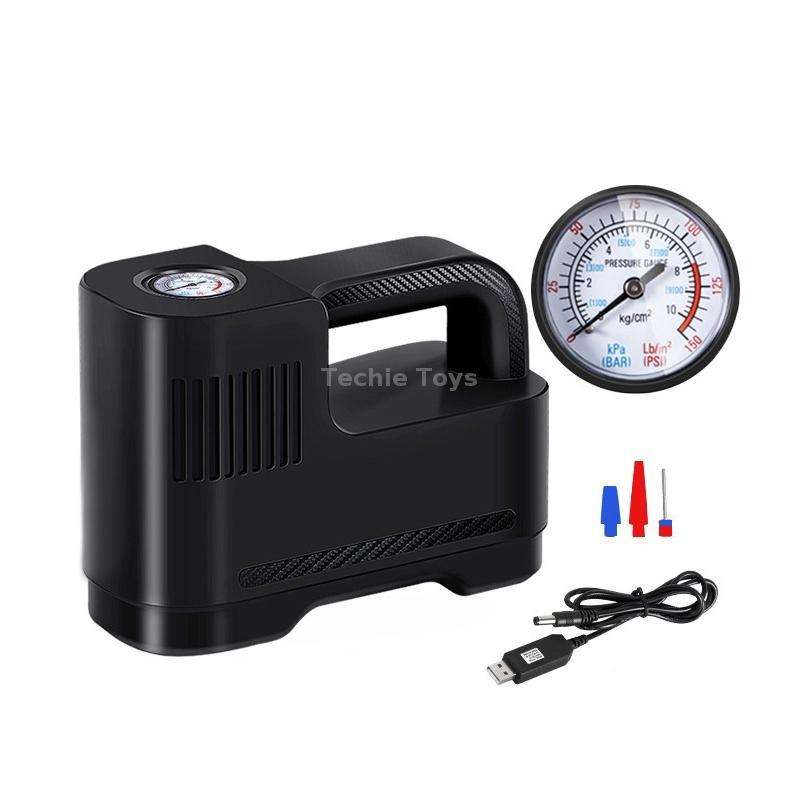 Portable Multi-Function Smart Car Inflatable Pump Electric Air Pump, Style: Wireless No Light Pointe