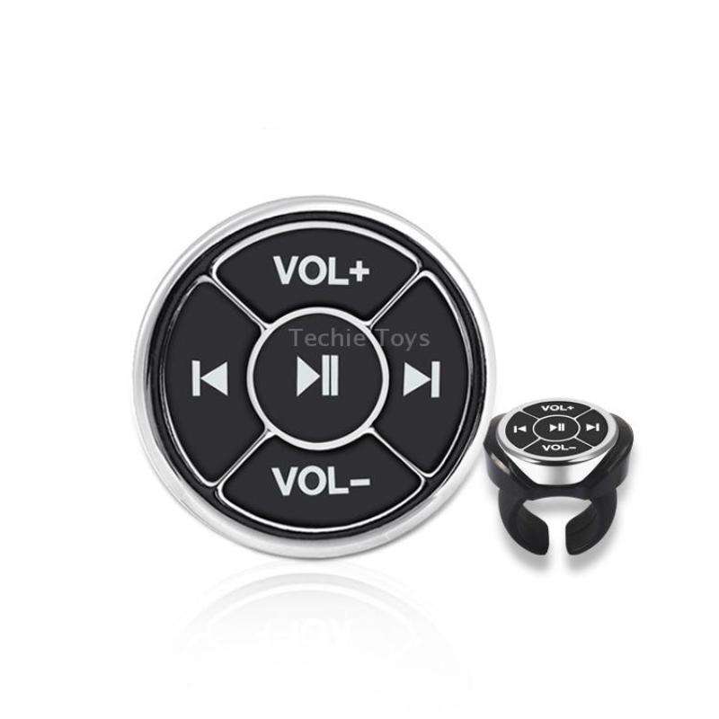 Car Mobile Phone Remote Control Bluetooth Wireless Multimedia Button Remote Control Music Playback S