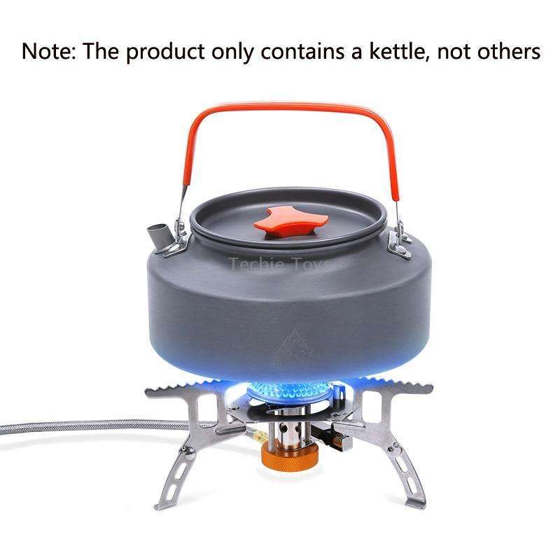 Hewolf HW-1782 Outdoor Kettle Pot Camping Tea Portable Kettle Cookware Pot, Capacity: 1.05L