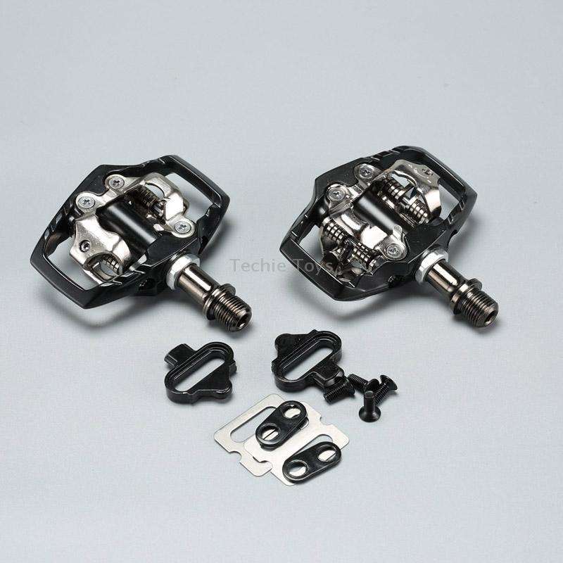 PD-M8020 Mountain Bike Bicycle Self-Locking Pedal With Buckle(Black)