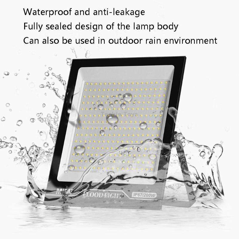 100W LED Projection Lamp Outdoor Waterproof High Power Advertising Floodlight High Bright Garden Lig