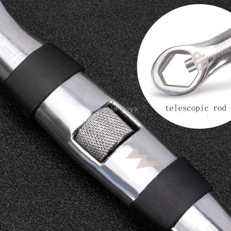 23 In 1 Double Head Self-Tightening Universal Opening Multi-Purpose Torx Wrench(Silver)
