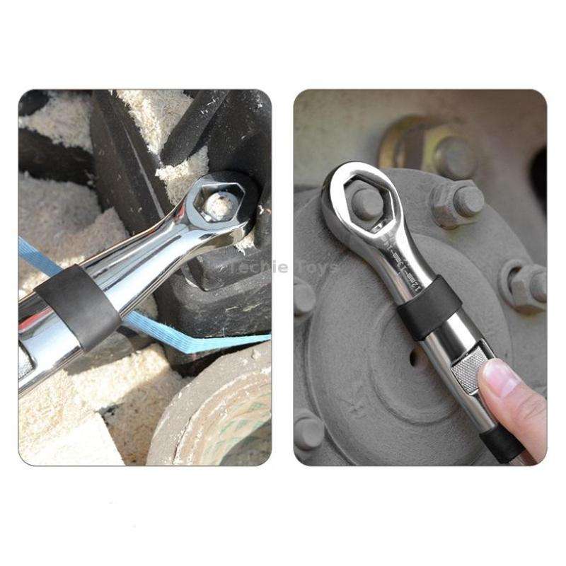 23 In 1 Double Head Self-Tightening Universal Opening Multi-Purpose Torx Wrench(Silver)