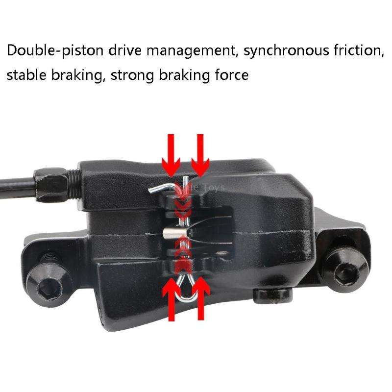 Meroca M800 Bicycle Brake Mountain Bike Universal Bilateral Brake Oil Pressure Disc Brake, Style: Ri