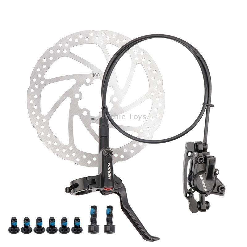 Meroca M800 Bicycle Brake Mountain Bike Universal Bilateral Brake Oil Pressure Disc Brake, Style: Ri