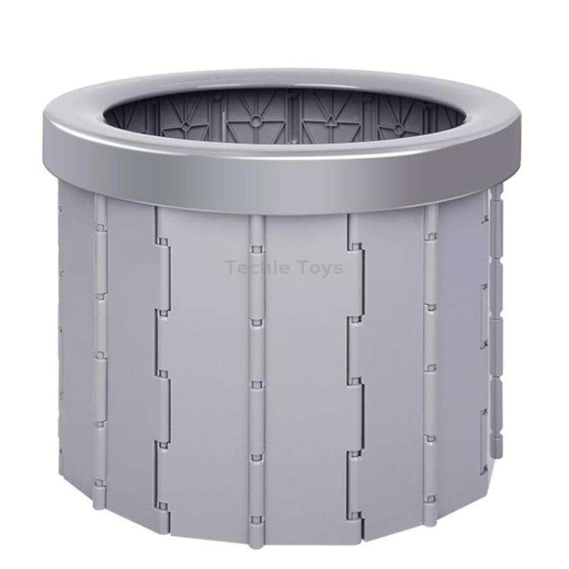 Folding Toilet Travel Car Toilet With Cover Indoor Portable Emergency Camping Toilet(Grey)