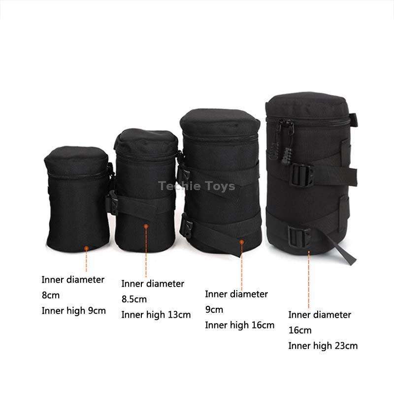 5603 Wear-Resistant Waterproof And Shockproof SLR Camera Lens Bag, Size: S(Black)