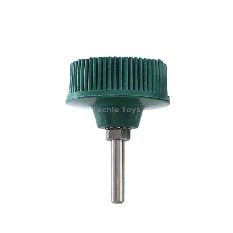 Electric Drill Disc Brush Emery Deburring Polishing Rubber Sanding Brush, Style: 2 Inch Green