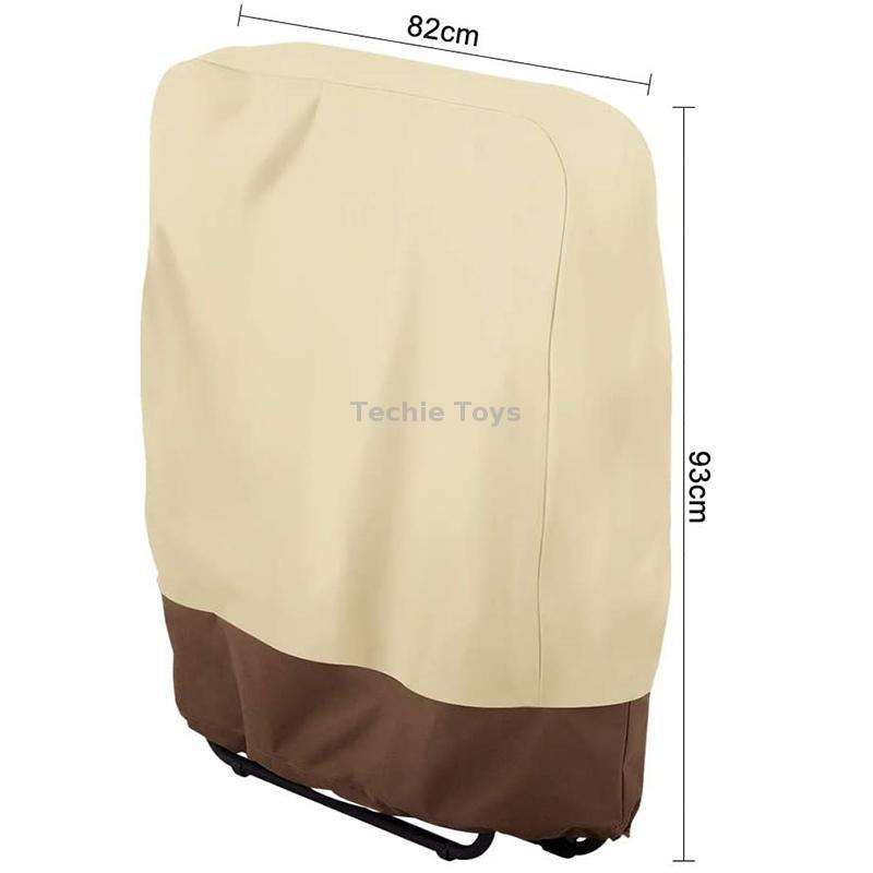 82x93cm Outdoor Deck Chair Cover Waterproof Garden Terrace Patio Chair Cover, Fabric: 420D Oxford(Be