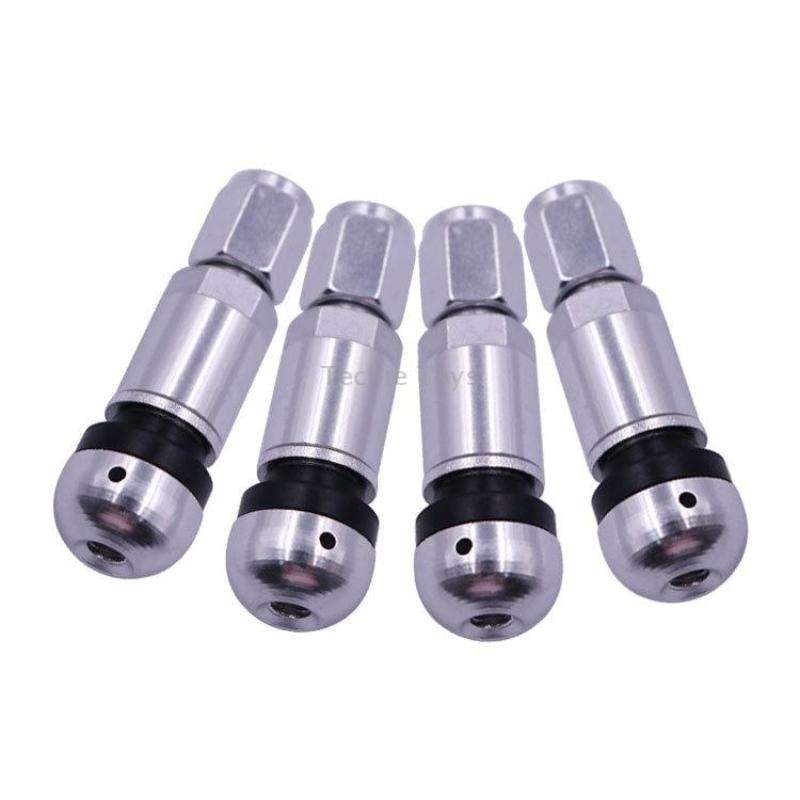 10 Sets Car Tire Air Nozzle Aluminum Alloy Vacuum Tire Hub Car Tire Valve Core Explosion-Proof Unive