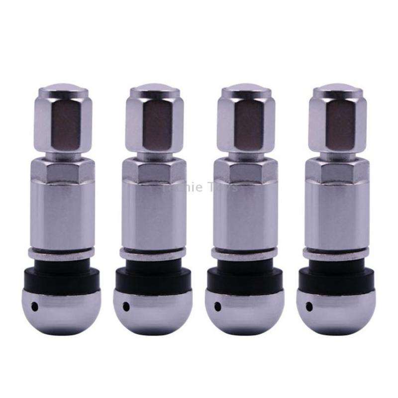10 Sets Car Tire Air Nozzle Aluminum Alloy Vacuum Tire Hub Car Tire Valve Core Explosion-Proof Unive