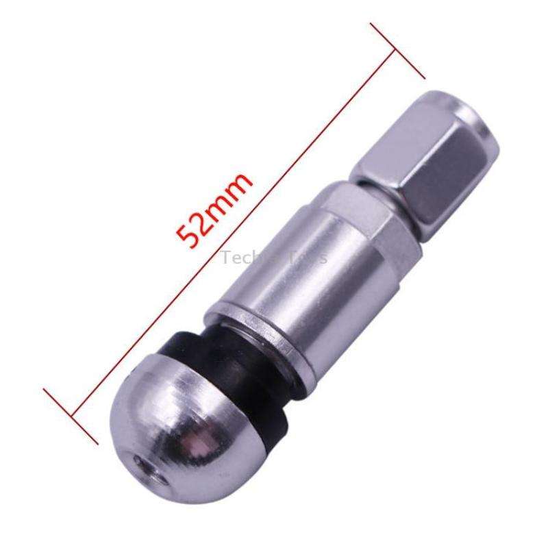 10 Sets Car Tire Air Nozzle Aluminum Alloy Vacuum Tire Hub Car Tire Valve Core Explosion-Proof Unive