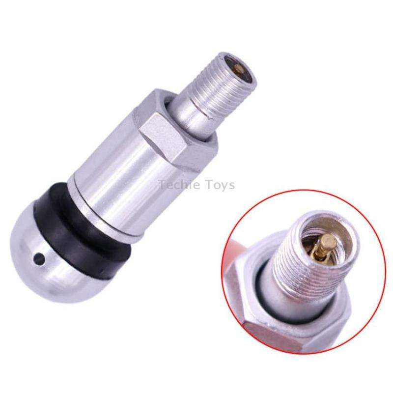 10 Sets Car Tire Air Nozzle Aluminum Alloy Vacuum Tire Hub Car Tire Valve Core Explosion-Proof Unive