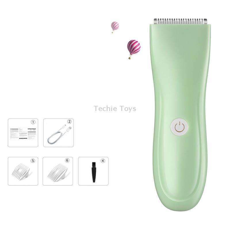 Infant And Children Hair Clipper Electric Hair Clipper Rechargeable Shaving Cutter(Green)
