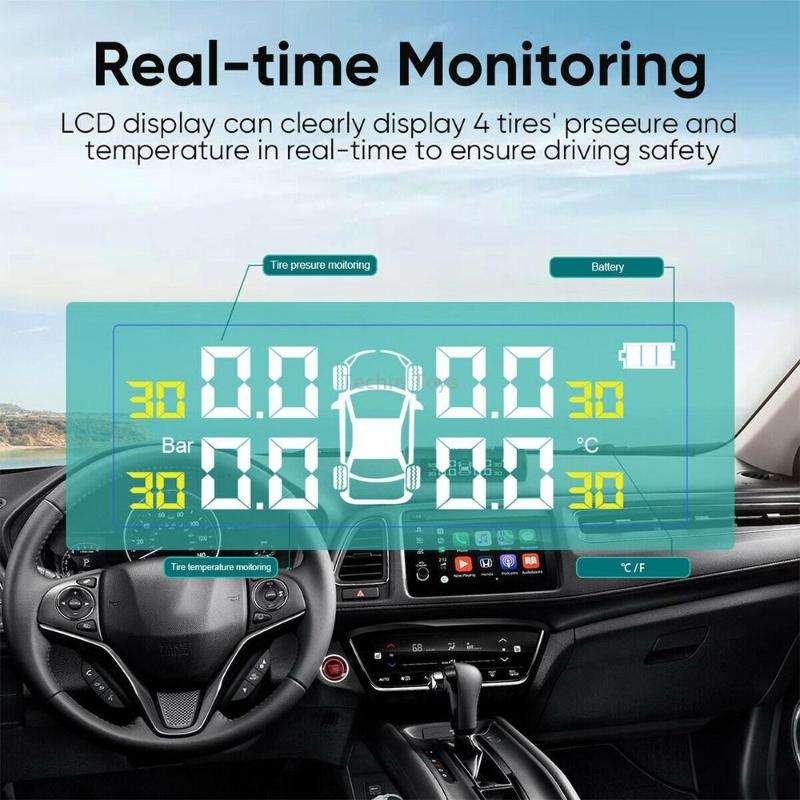 T1 Vehicle-mounted Solar Wireless Tire Pressure Monitoring System General-purpose Vehicle Tire Press