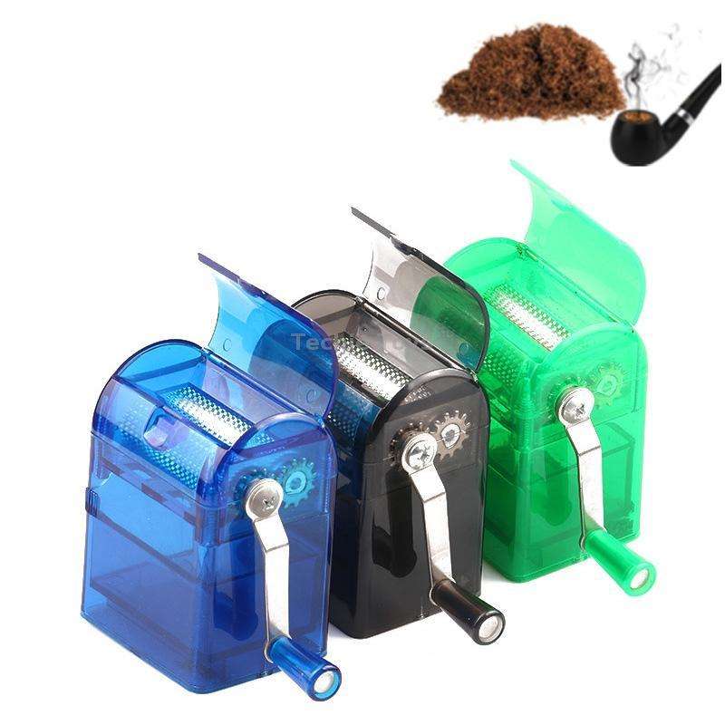 MYQ-053 Hand-cranked Cigarette Grinder Cigarette Puller Plastic Drawer Grinder(Red)