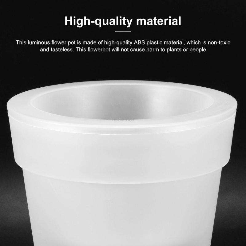 LED Solar Flower Pot Light Garden Light Luminous Flower Pot Light Lawn Light Christmas Decoration Li