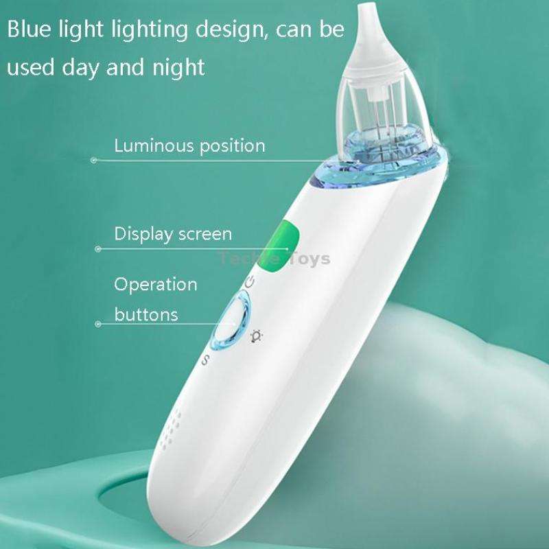 FY-B202 Electric Baby Nasal Aspirator Baby Mouth-suction Nose Cleaner(White)