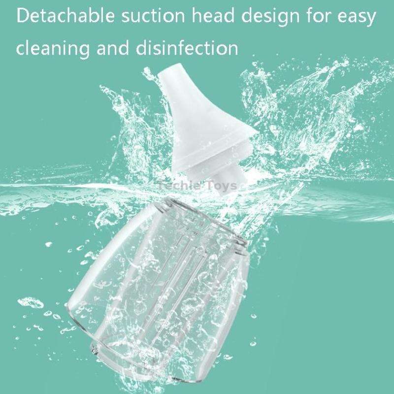 FY-B202 Electric Baby Nasal Aspirator Baby Mouth-suction Nose Cleaner(White)