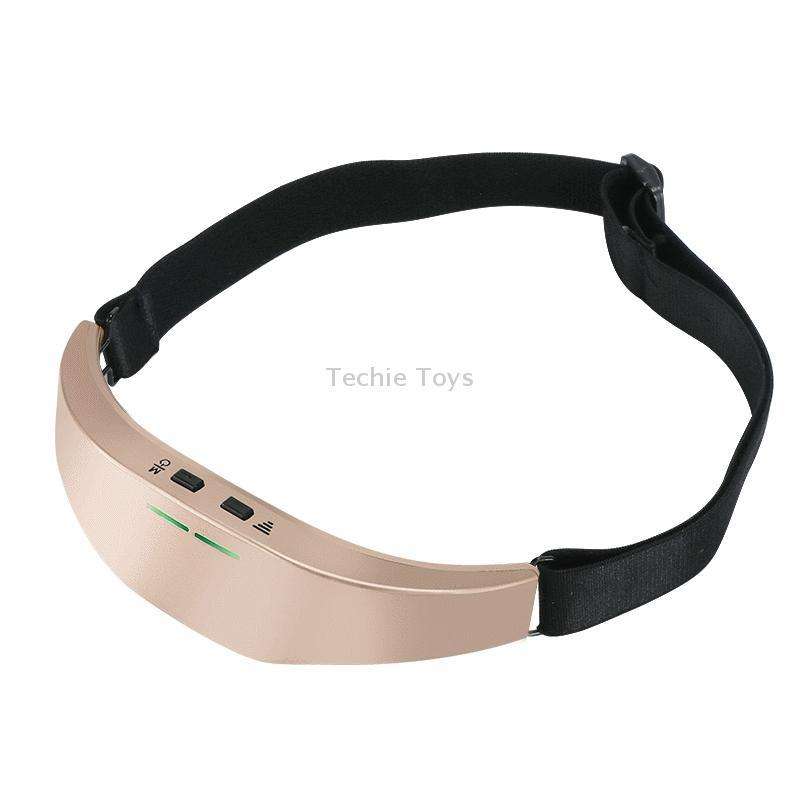 Head Massager Wireless Micro Current Intelligent EMS Sleeper(Gold)