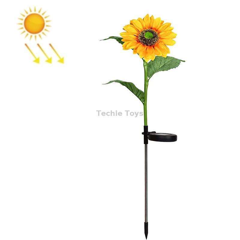 Solar Sunflower Decoration Light LED Garden Lawn Landscape Light, Specification: Single Head