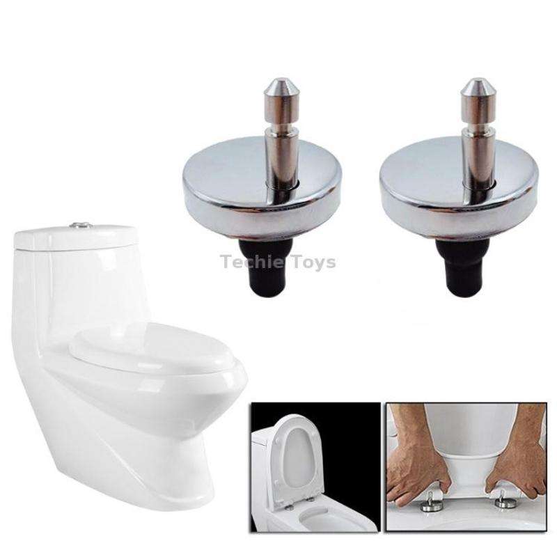 1 Pair 3903 Zinc Alloy Toilet Seat Hinge Installation Nut Quick Release Installation Screw(Toilet Co
