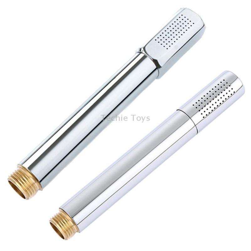 Brass Stainless Steel Hand-Held Pressurized Shower Head(Round)