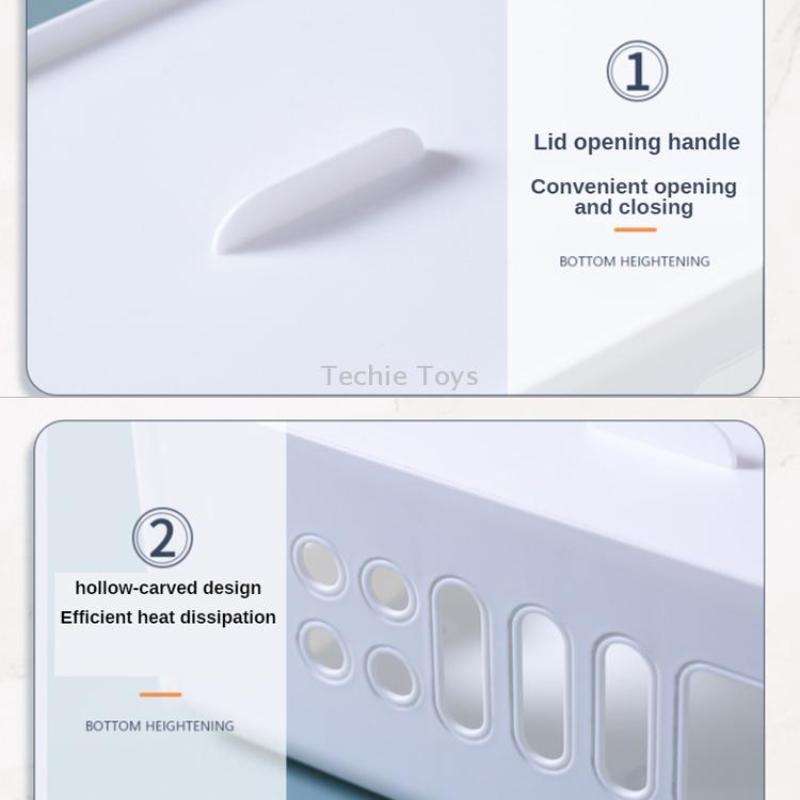 XM009 Plastic Plug-In Electric Wire Storage Box Power Board Wire Clip Box Charger Storage Finishing