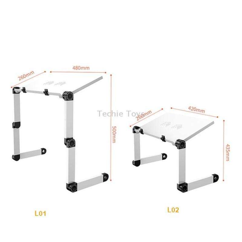 Oatsbasf Folding Computer Desk Laptop Stand Foldable Lifting Heightening Storage Portable Rack,Style