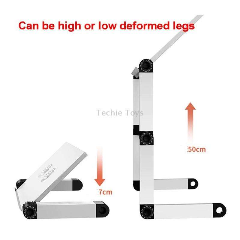 Oatsbasf Folding Computer Desk Laptop Stand Foldable Lifting Heightening Storage Portable Rack,Style