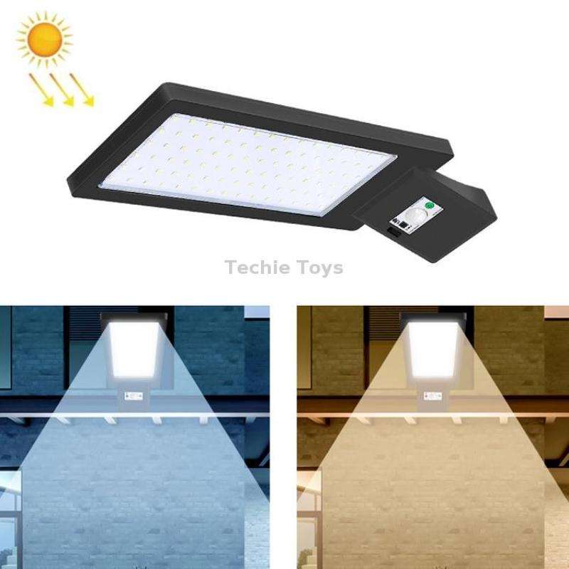LED Solar Street Lamp Human Body Induction Road Lighting Household Outdoor Garden Light, Style: Body