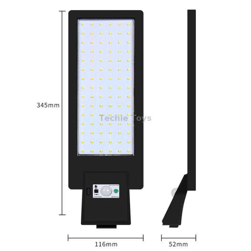 LED Solar Street Lamp Human Body Induction Road Lighting Household Outdoor Garden Light, Style: Body