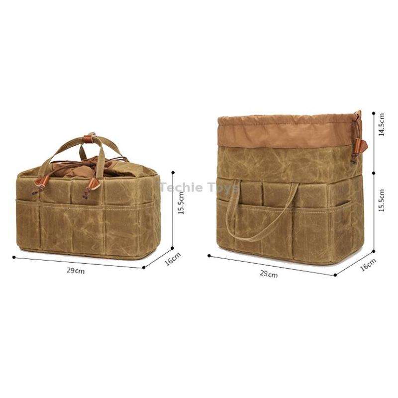 K707 Portable SLR Lens Liner Bag Camera Storage Bag(Navy Blue)