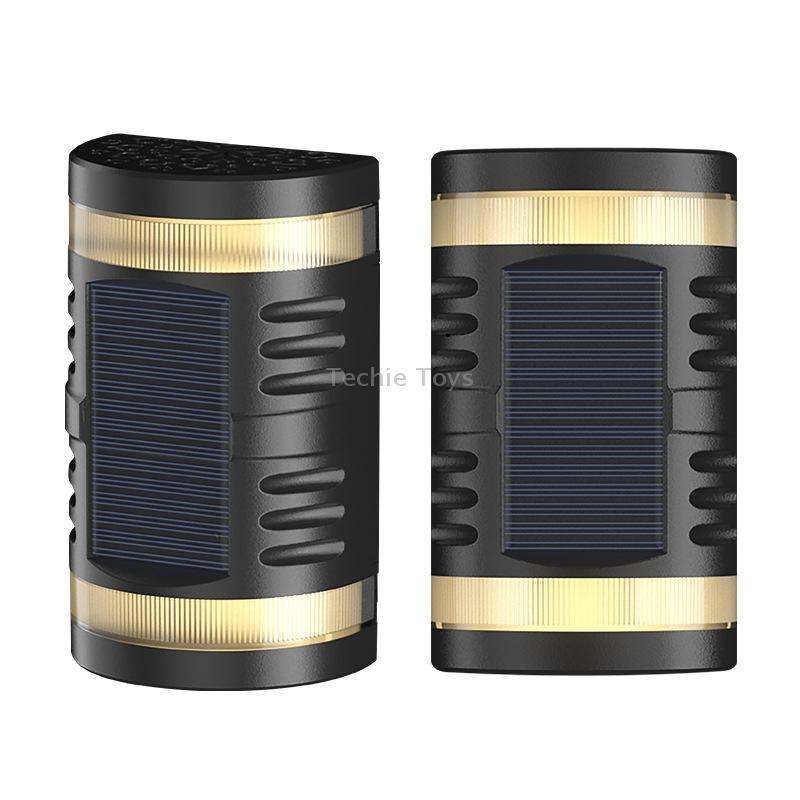 HP-2106 80LM 2 LED Outdoor Solar Automatic Light Sensor Wall Light Garden LED Wall Light(White Light