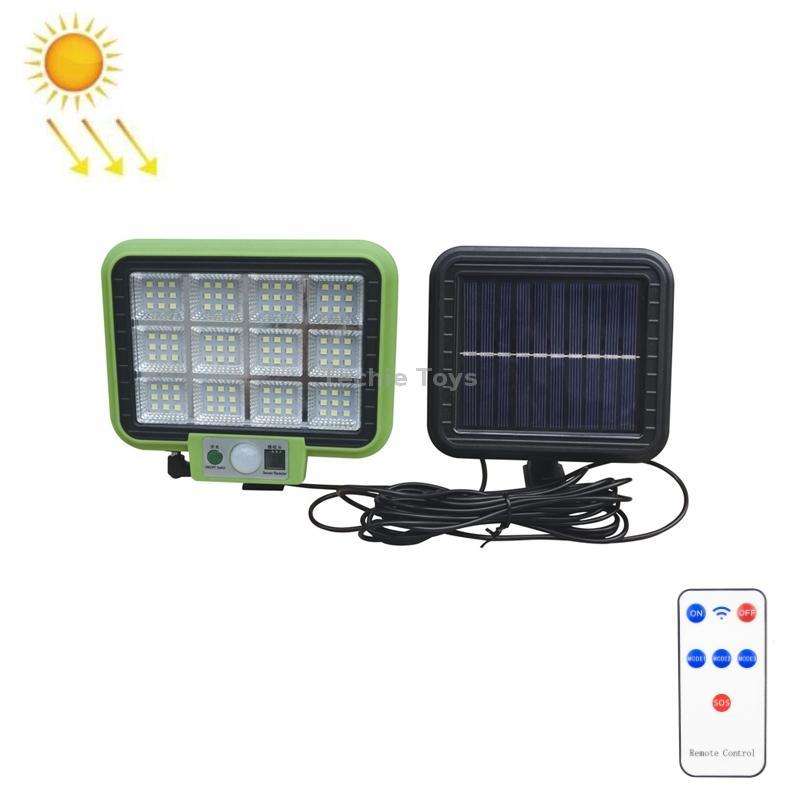 12 x 9 LED Outdoor Waterproof Solar Split Type Wall Light Human Induction Garden Corridor Household