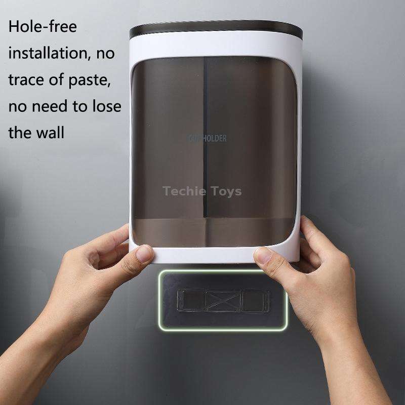 Wall-Mounted Disposable Cup Remover Punch-Free Cup Holder Home Office Convenient Cup Holder, Colour: