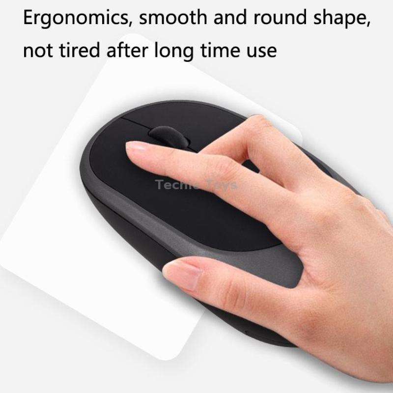 M030 4 Keys 1600DPI Laptop Office Mute Mouse, Style: Wireless (Pink)