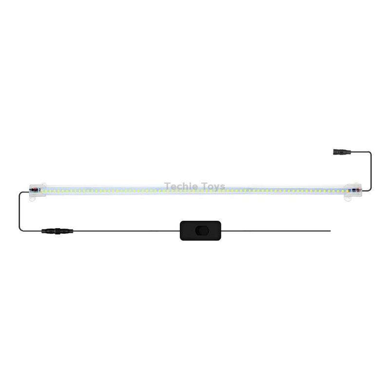 LED Plant Lamp Household Full Spectral Filling Hard Lamp Strip, Style: 50cm 1 Head(Pink Light UK Plu